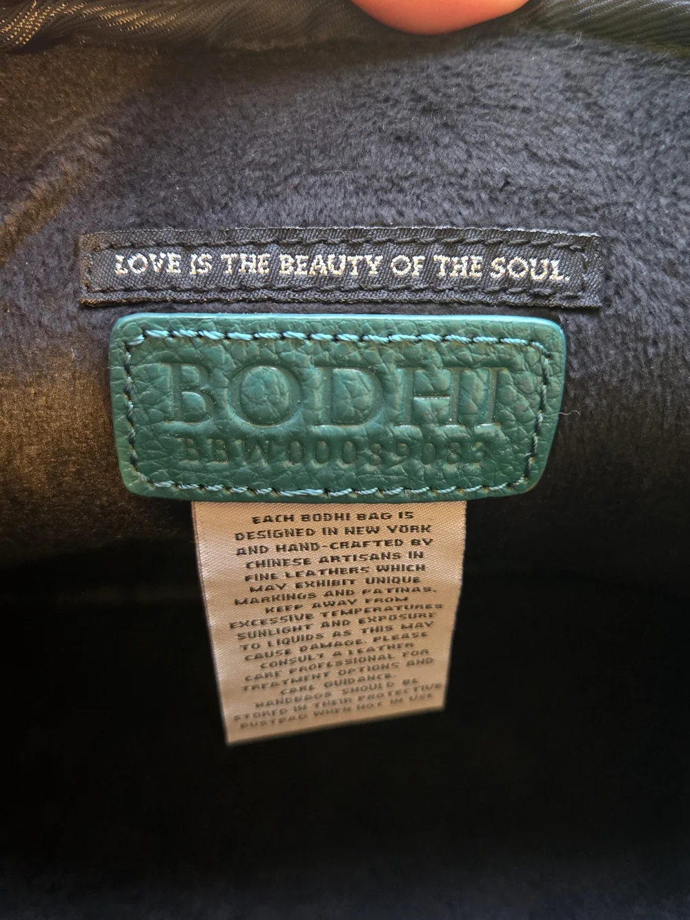 Teal Pebbled Leather Laptope/Work Bag - Picture 9 of 10